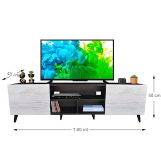 Foto 6 | Mesa para Pantalla Hogare Europa color Blanco
