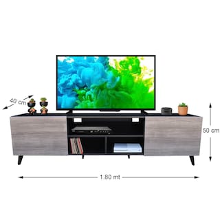 Foto 6 | Mesa para Pantalla Hogare Europa color Gris