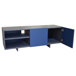 Foto 4 | Mesa para TV Hogare Suecia Gris/Azul