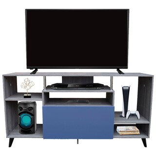 Foto 7 | Mesa para TV Hogare Ibiza Gris/Azul