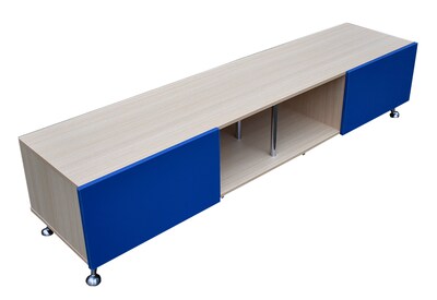 Foto 3 | Mesa Hogare London 2 M para TV de 90 " color Roble y Azul