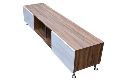 Foto 3 | Mesa Para Tv London 180 Cm Hogare Para Tv De 77 Pulgadas Parota