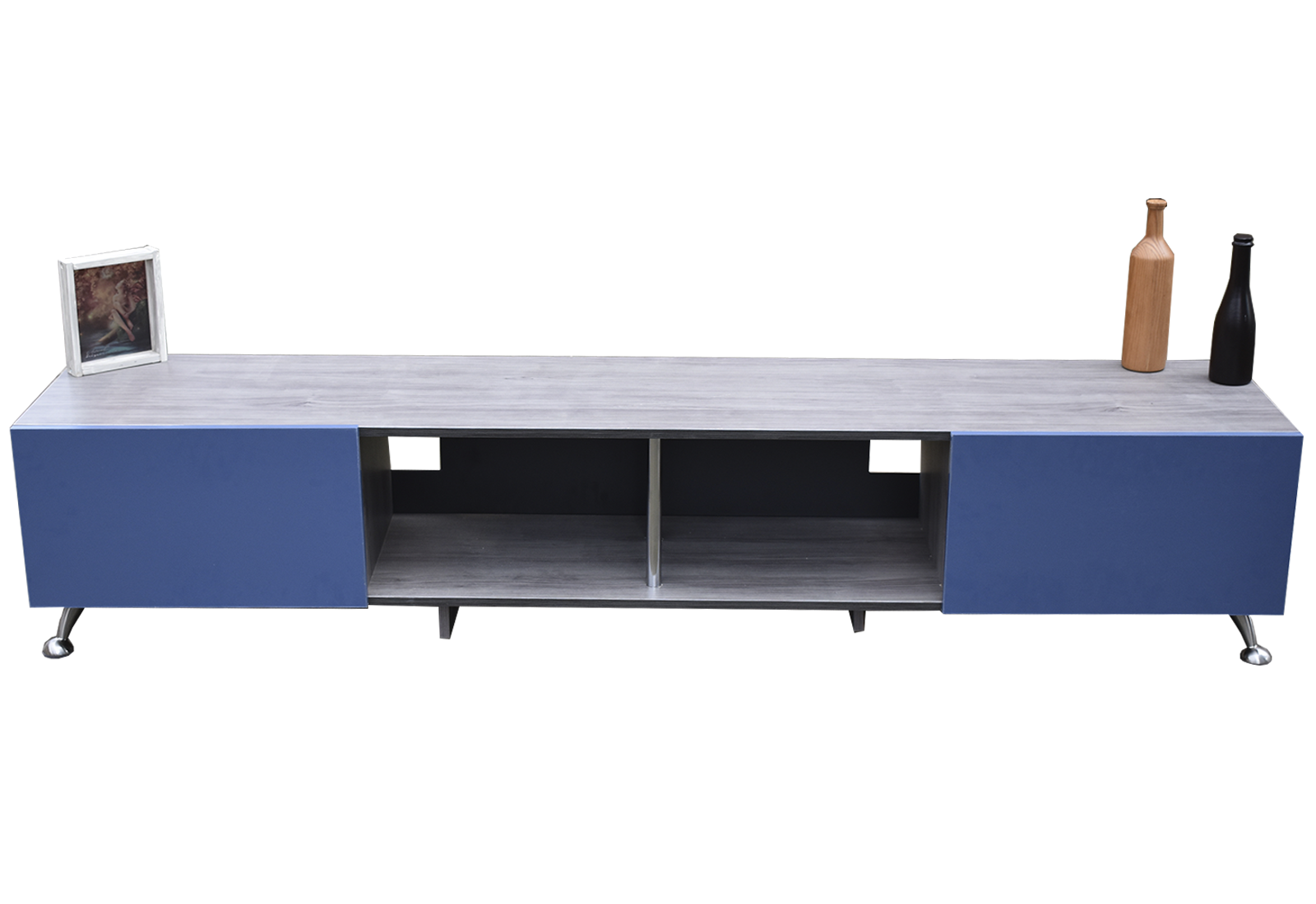 Foto 2 | Mesa Hogare London 2 M para TV de 90 " color Gris y Azul