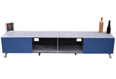 Foto 2 | Mesa Hogare London 2 M para TV de 90 " color Gris y Azul