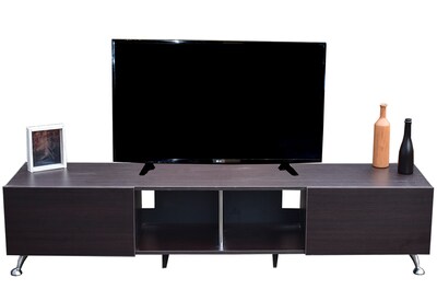 Foto 2 | Mesa Para Tv London 180 Cm Hogare Para Tv De 77 Pulgadas color Chocolate