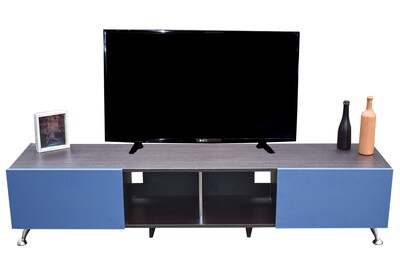 Foto 2 | Mesa Hogare London 2 M para TV de 90 " color Chocolate y Azul