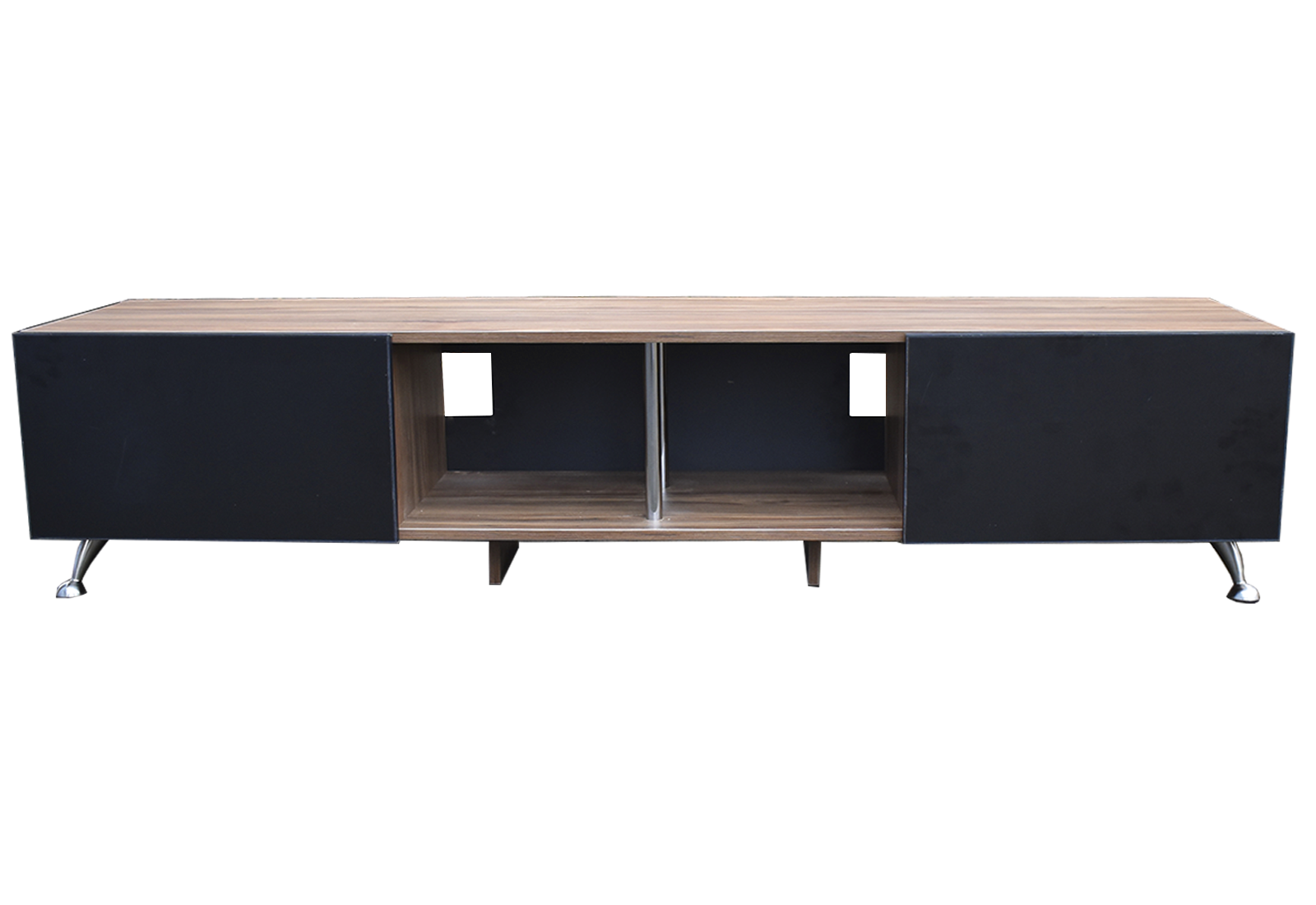 Mesa Hogare London 180 CM color Negro para TV de 77 "