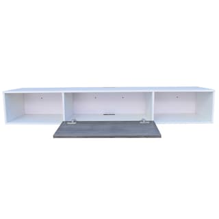 Foto 7 | Mueble Flotante para TV Hogare Moderno y Funcional 140 cm Gris