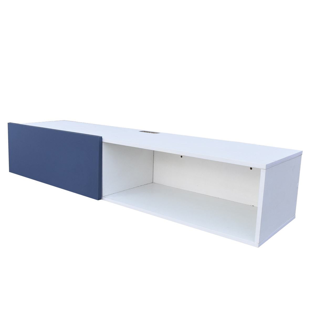 Foto 8 pulgar | Mueble Flotante Para Tv Hogare Moderno Y Funcional 120 Cm color Azul