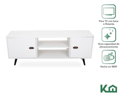Foto 2 | Mueble De Tv KingsHouse Mesa Modular Rack Repisas Puertas Pantalla Sala