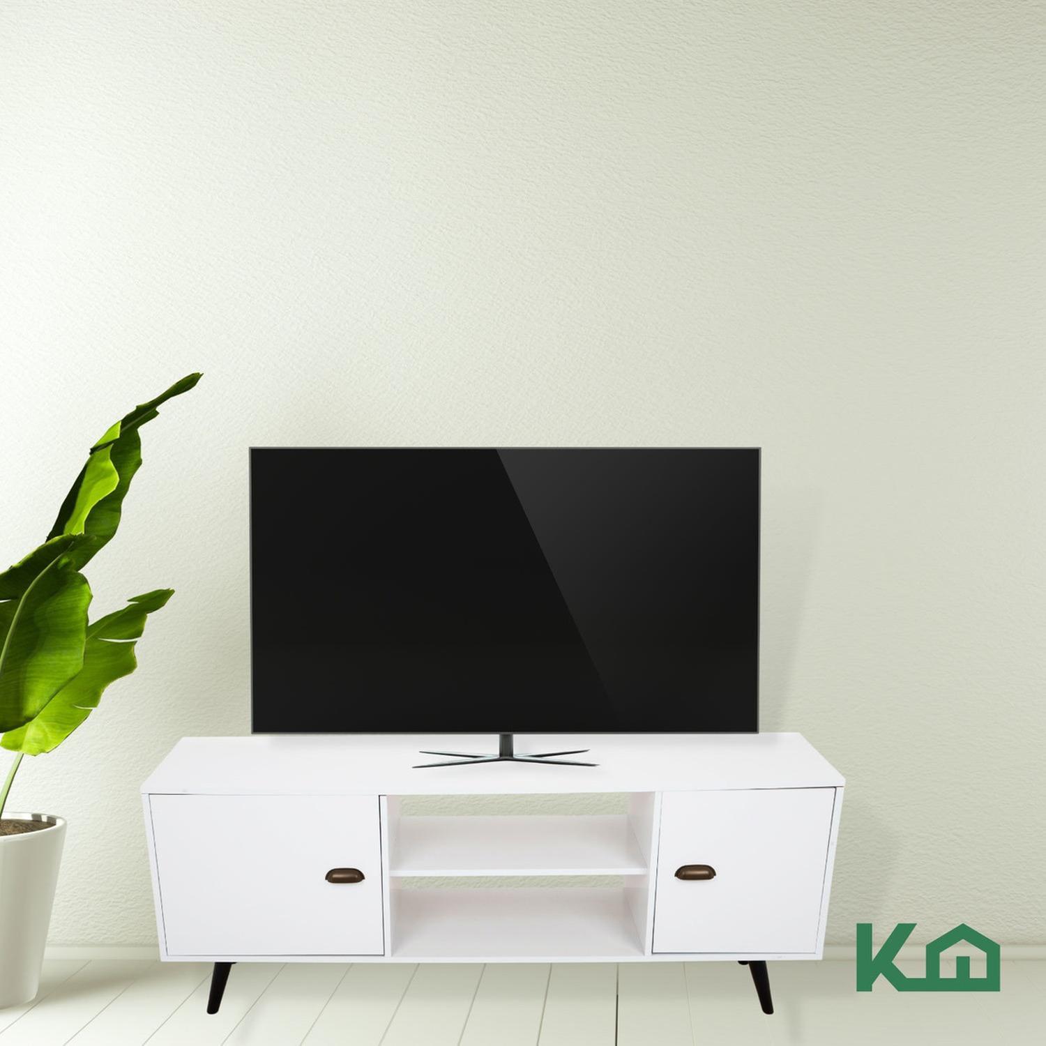 Foto 8 pulgar | Mueble De Tv KingsHouse Mesa Modular Rack Repisas Puertas Pantalla Sala