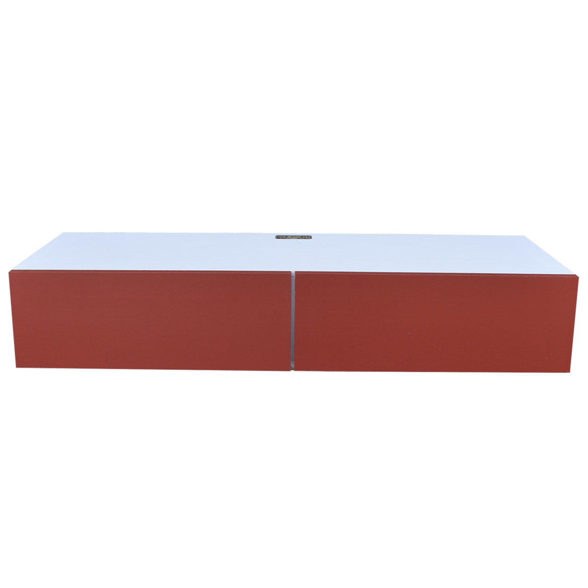 Foto 1 | Mueble Flotante para TV Hogare 2 Puertas Moderno 120 cm Rojo