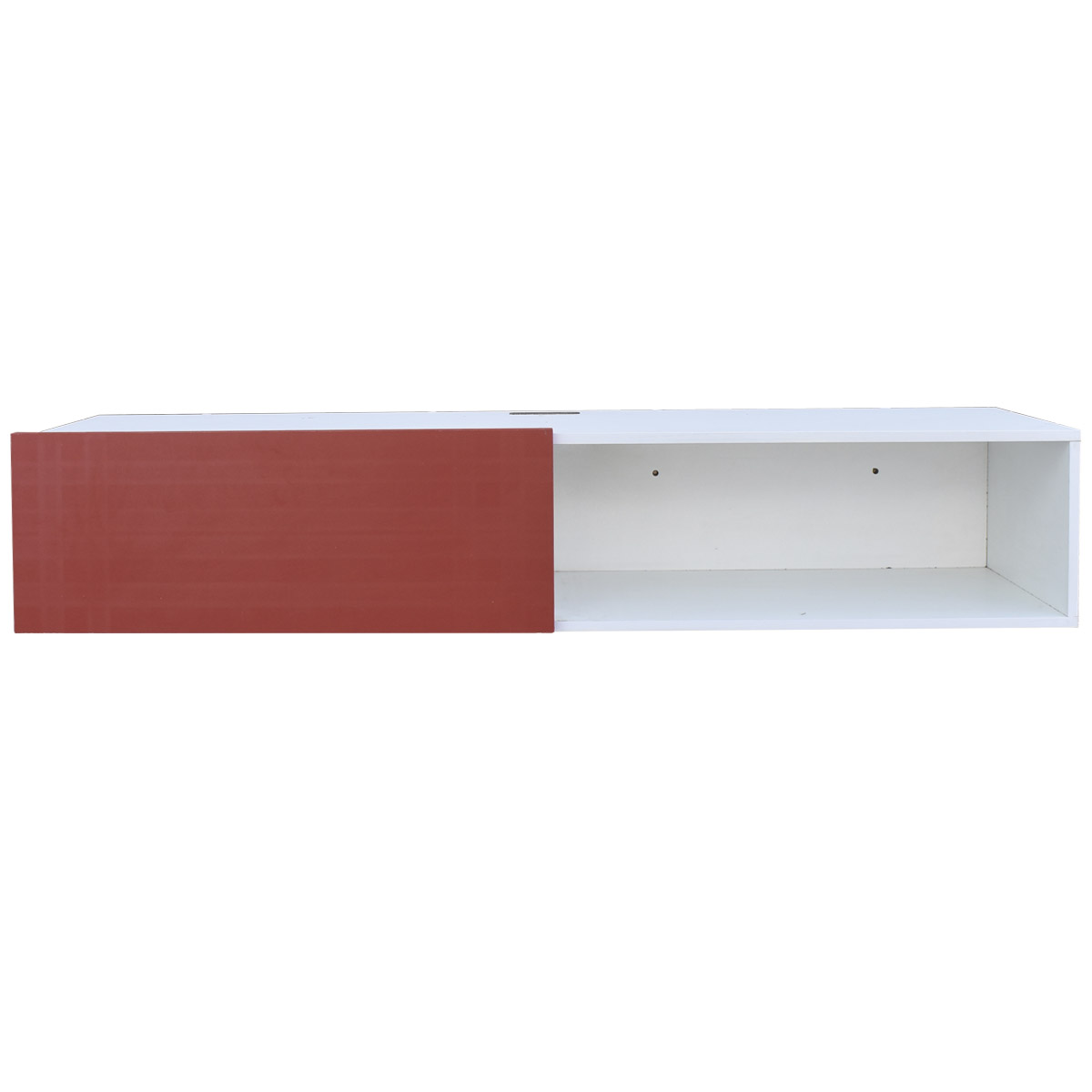 Foto 6 pulgar | Mueble Flotante Para Tv Hogare Moderno Y Funcional 120 Cm color Rojo