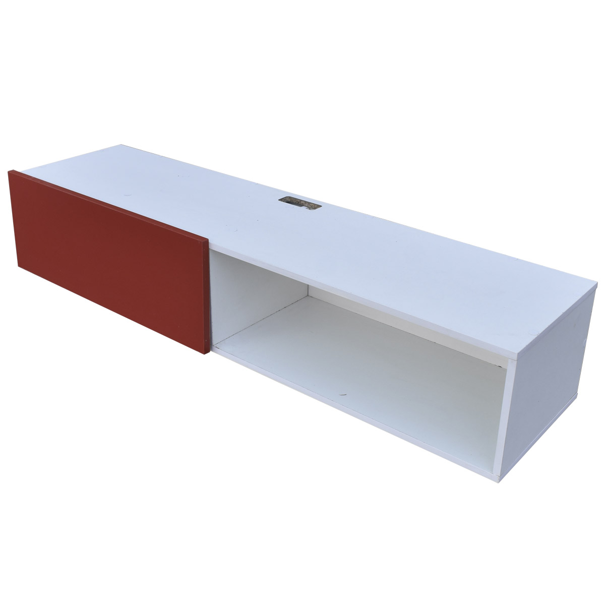 Foto 7 pulgar | Mueble Flotante Para Tv Hogare Moderno Y Funcional 120 Cm color Rojo