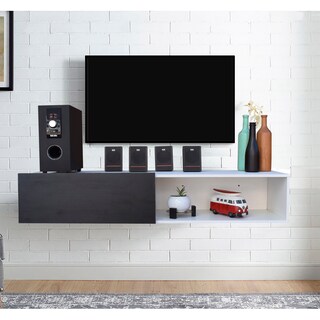 Foto 2 | Mueble Flotante para TV Hogare Moderno y Funcional 120 cm Negro
