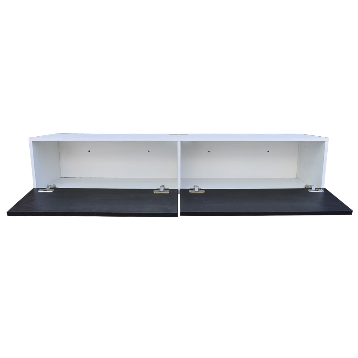 Foto 8 pulgar | Mueble Flotante para TV Hogare 2 Puertas Moderno 120 cm Negro