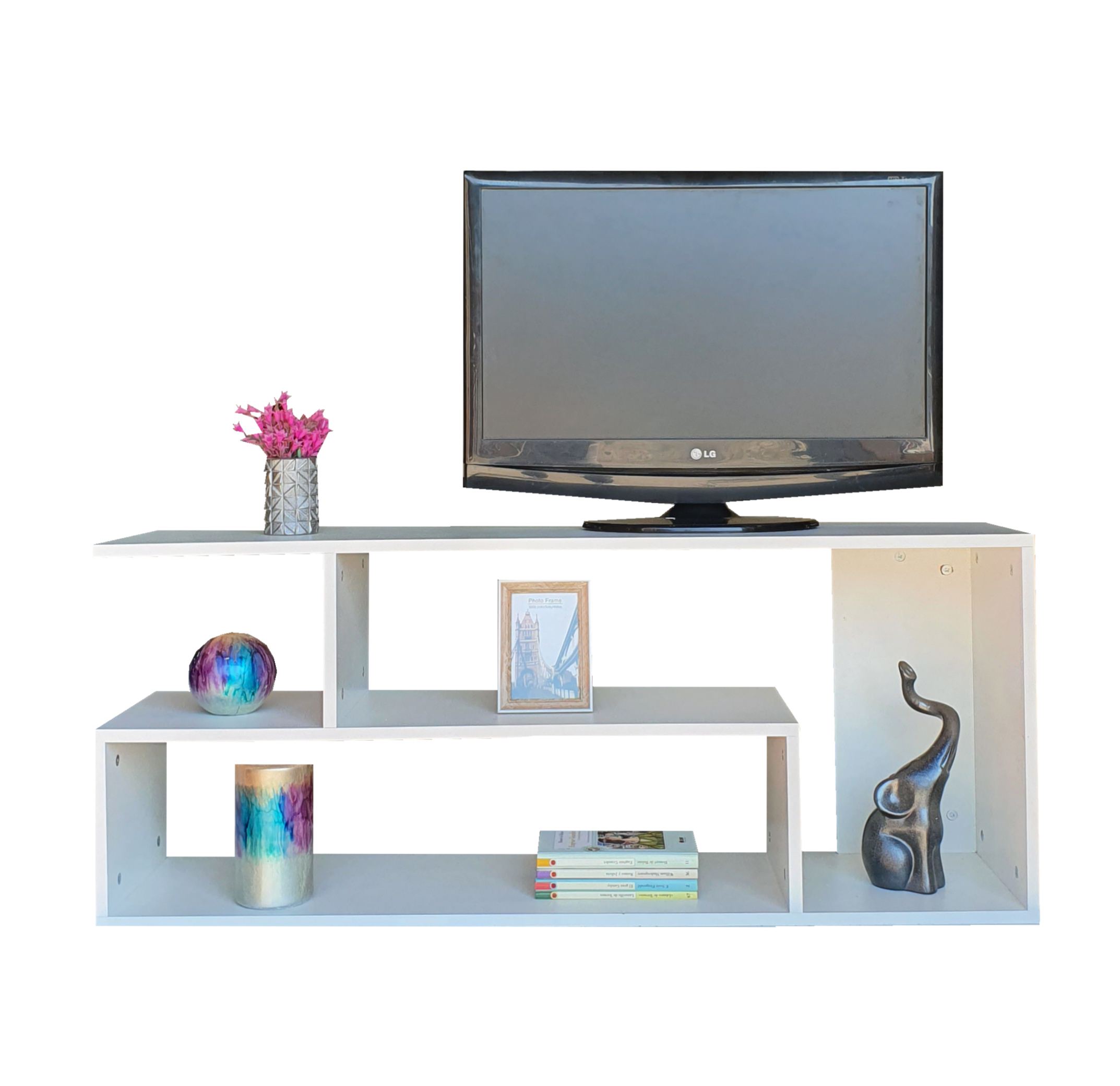 Foto 6 | Mueble para TV Genérico TVG-120x60 color Blanco