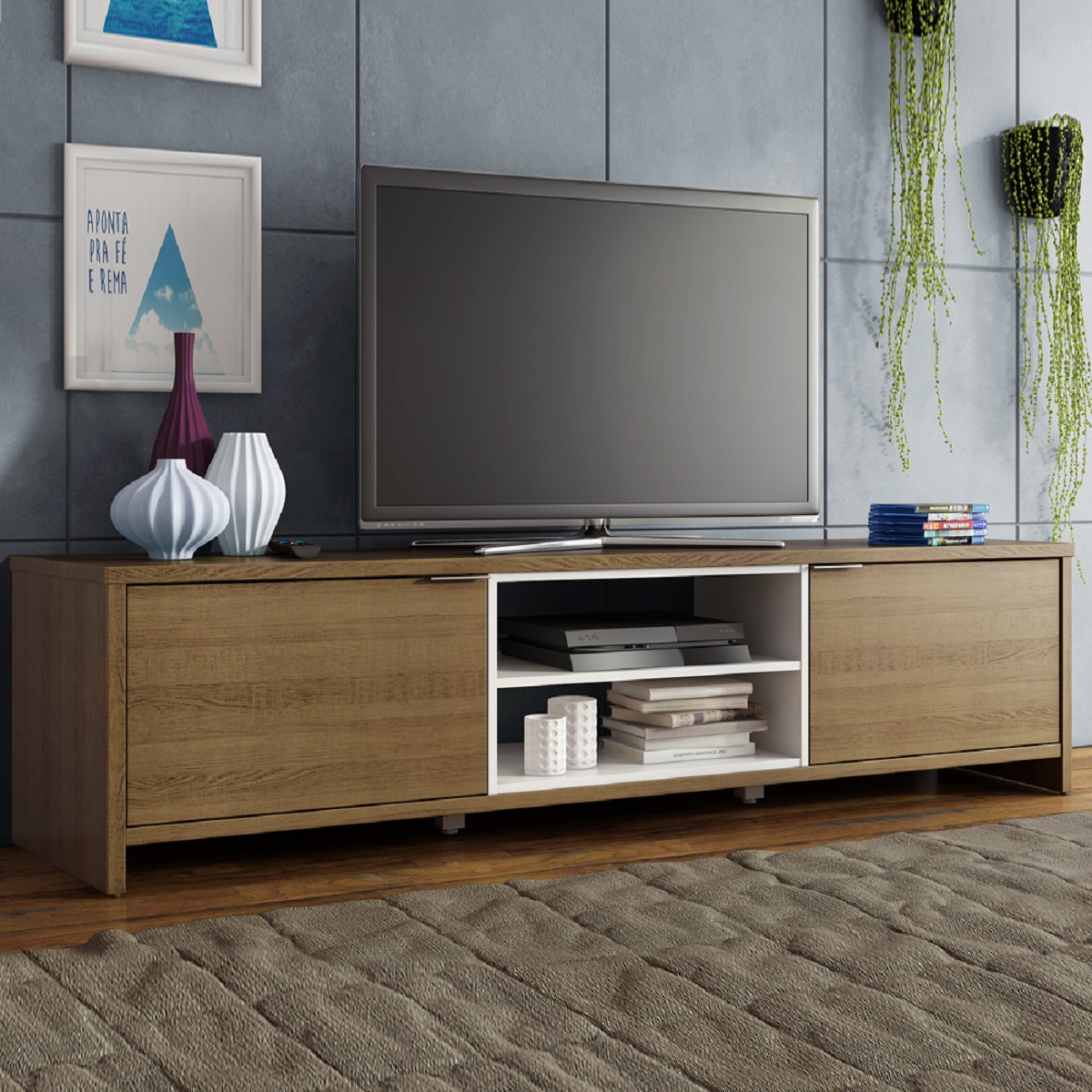 Foto 4 | Mueble para TV Madesa Metz hasta 75'' Marrón