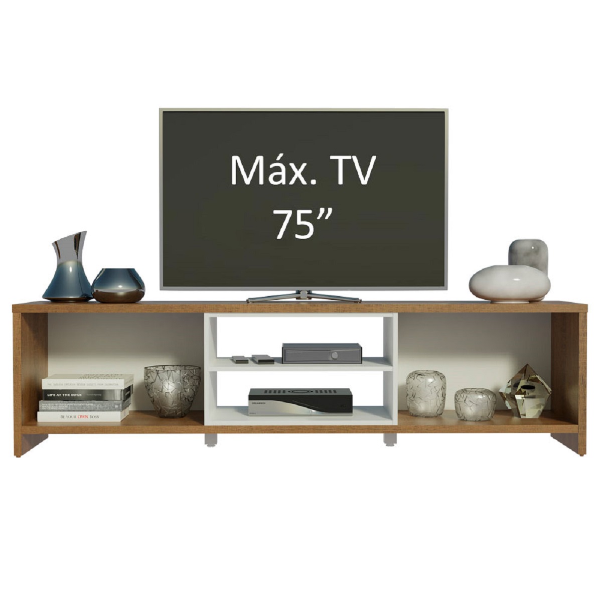 Foto 7 pulgar | Mueble para TV Madesa Metz hasta 75'' Marrón