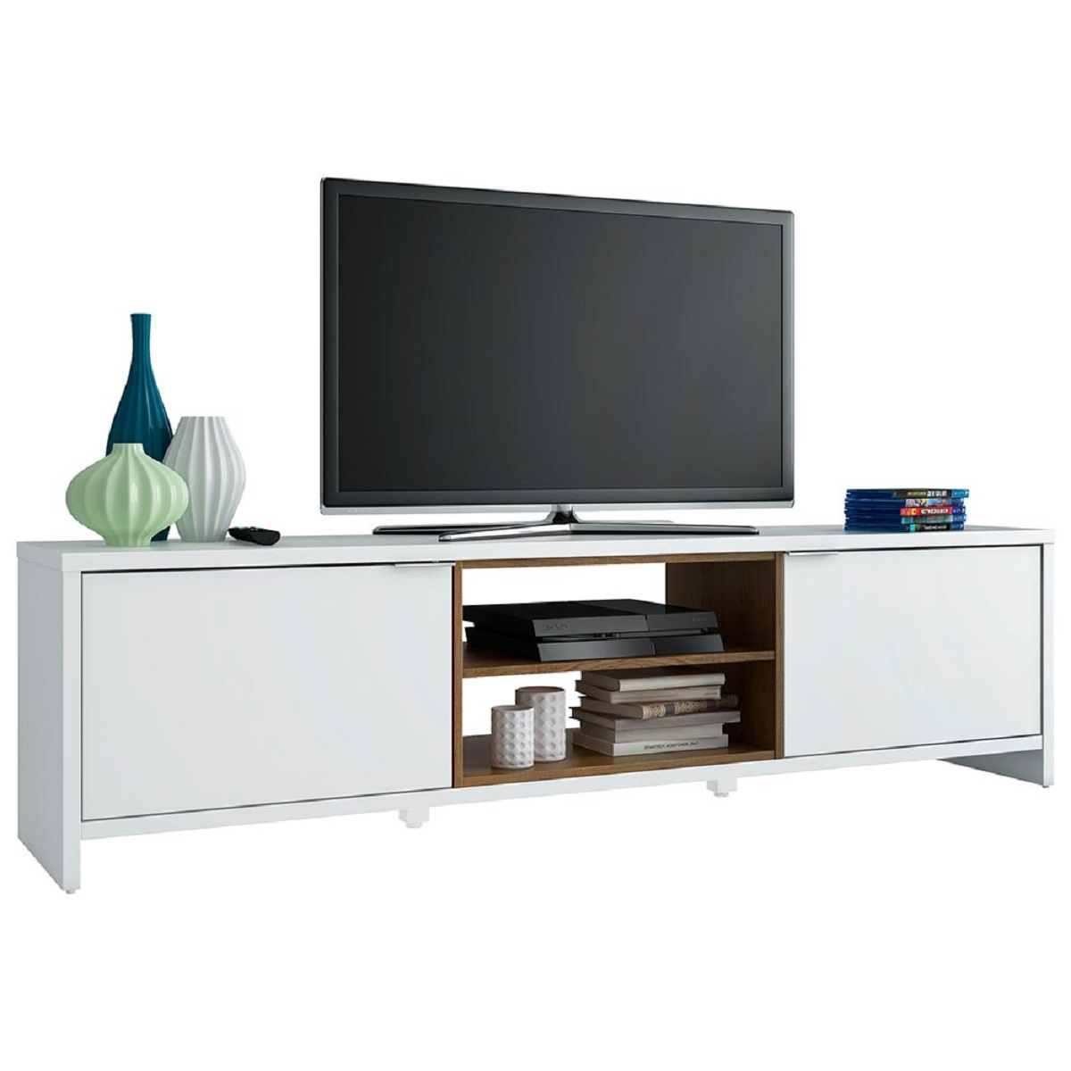 Foto 2 pulgar | Mueble para TV Madesa Metz hasta 75'' Blanco