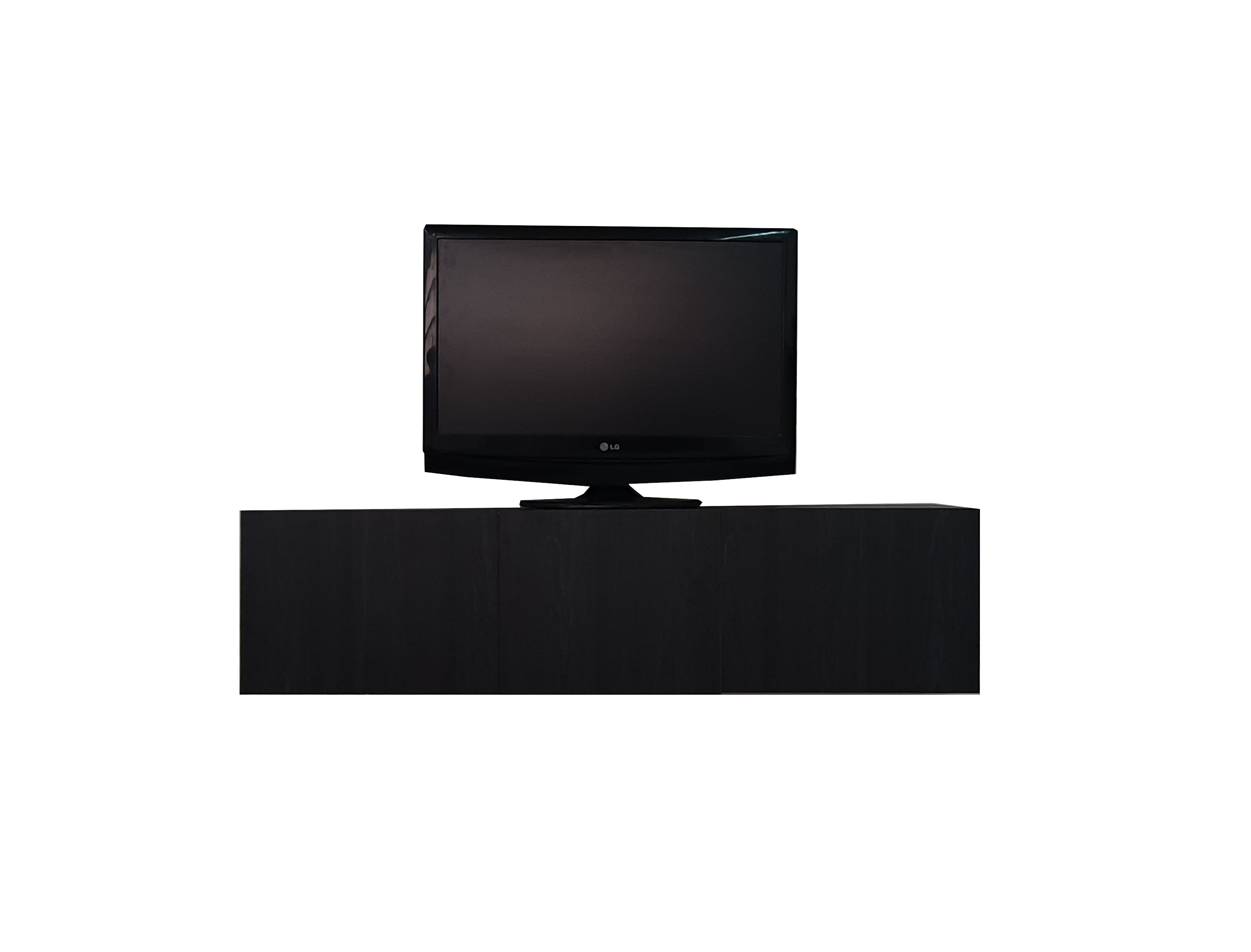 Foto 4 pulgar | Mueble Flotante Minimalista para Tv Genérica con 3 Puertas
