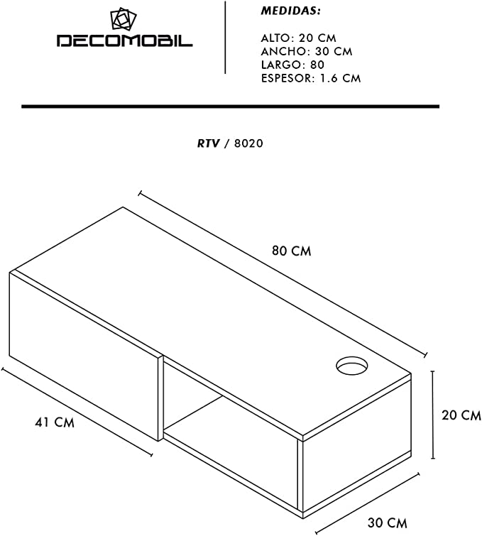 Foto 7 pulgar | Mueble para Tv Minimalista Genérica color Gris