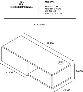 Foto 6 | Mueble para Tv Minimalista Genérica color Gris