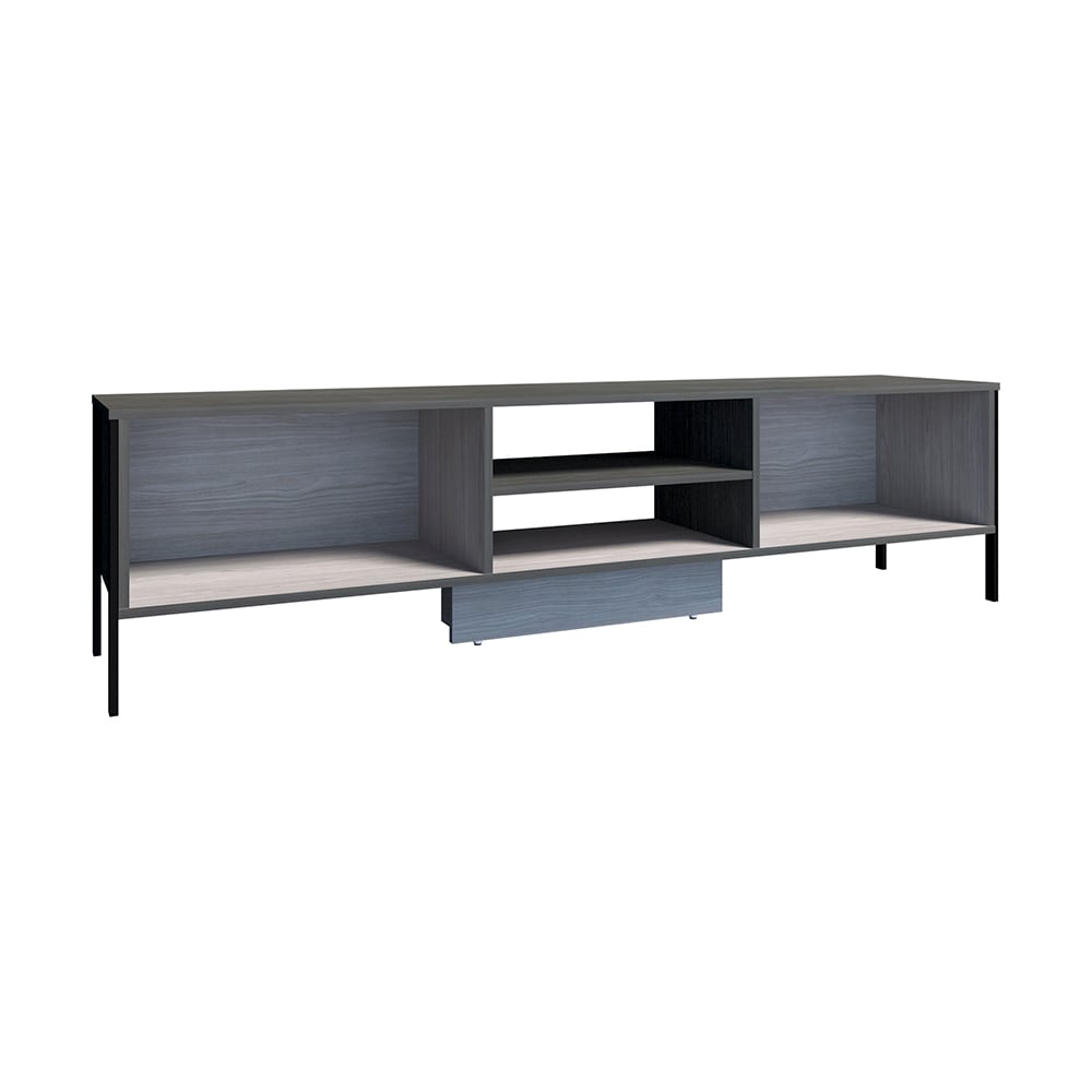 Mesa para Tv Playcon Oce18grgt color Gris $3,197