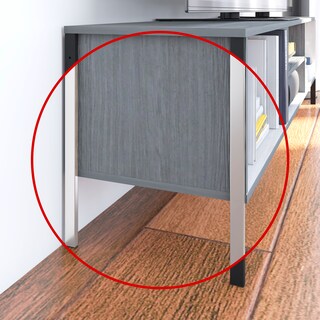 Foto 6 | Mesa para Tv Playcon Oce18grgt color Gris