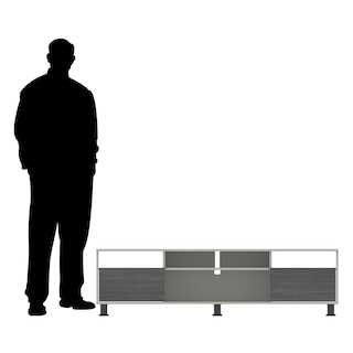 Foto 6 | Mesa para Tv Playcon Btvgrga color Gris