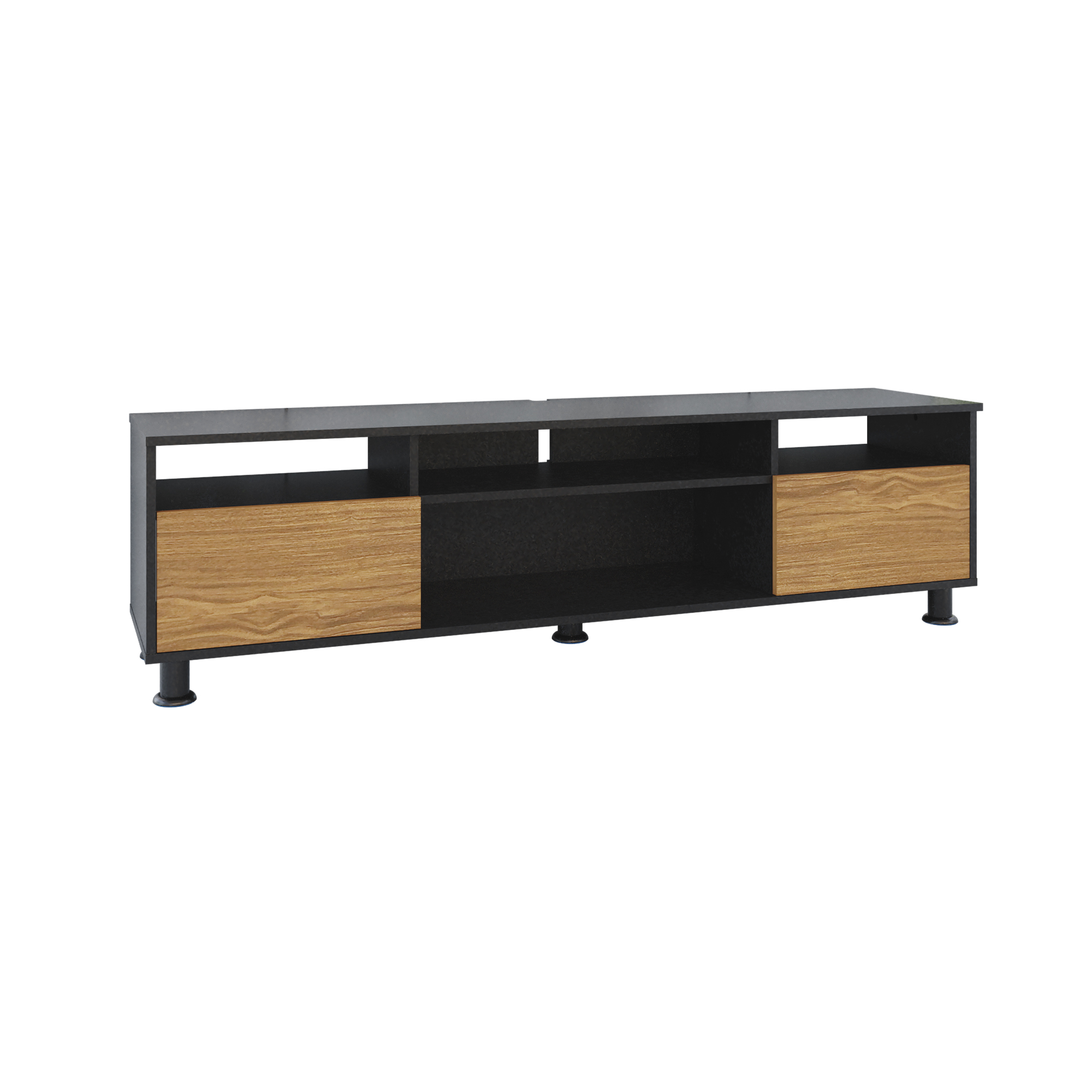 Mesa para Tv Playcon Btvtzn color Negro