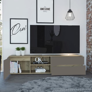 Foto 6 | Rack Tv Armable con Puertas y Cajones Excelsior Obregón Duna