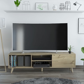 Foto 5 | Rack Tv Armable Puerta Excelsior Cincinnati Duna