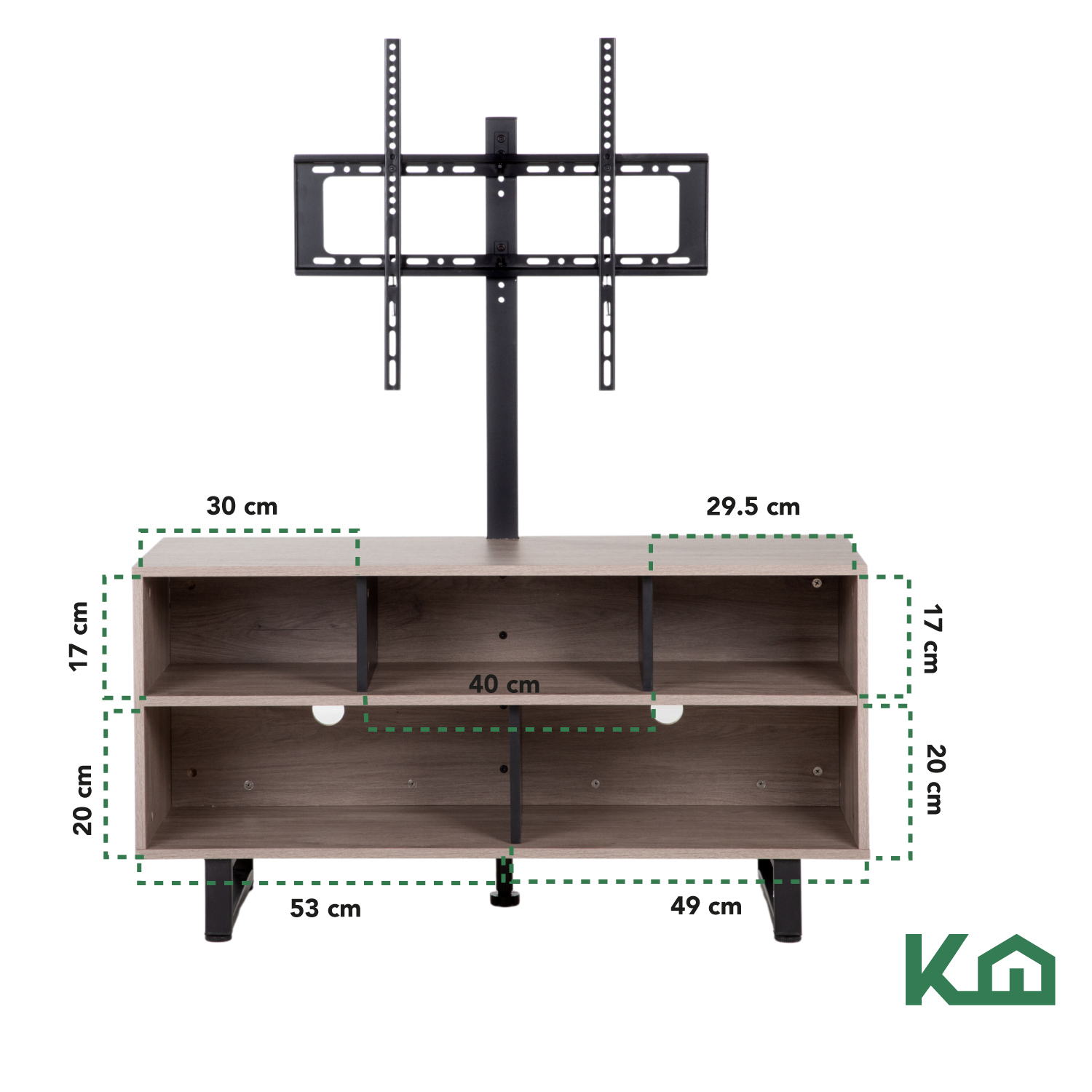 Foto 8 pulgar | Mueble para Televisor Kingshouse color Marrón