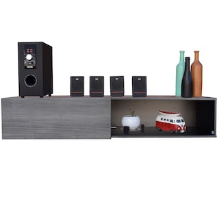 Foto 5 | Mueble Flotante para Tv Hogare Moderno y Funcional 120 cm color Gris