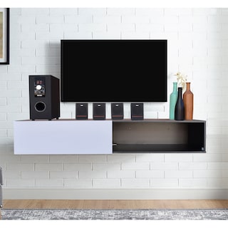 Foto 2 | Mueble Flotante para Tv Hogare Moderno y Funcional 120 Cm color Negro