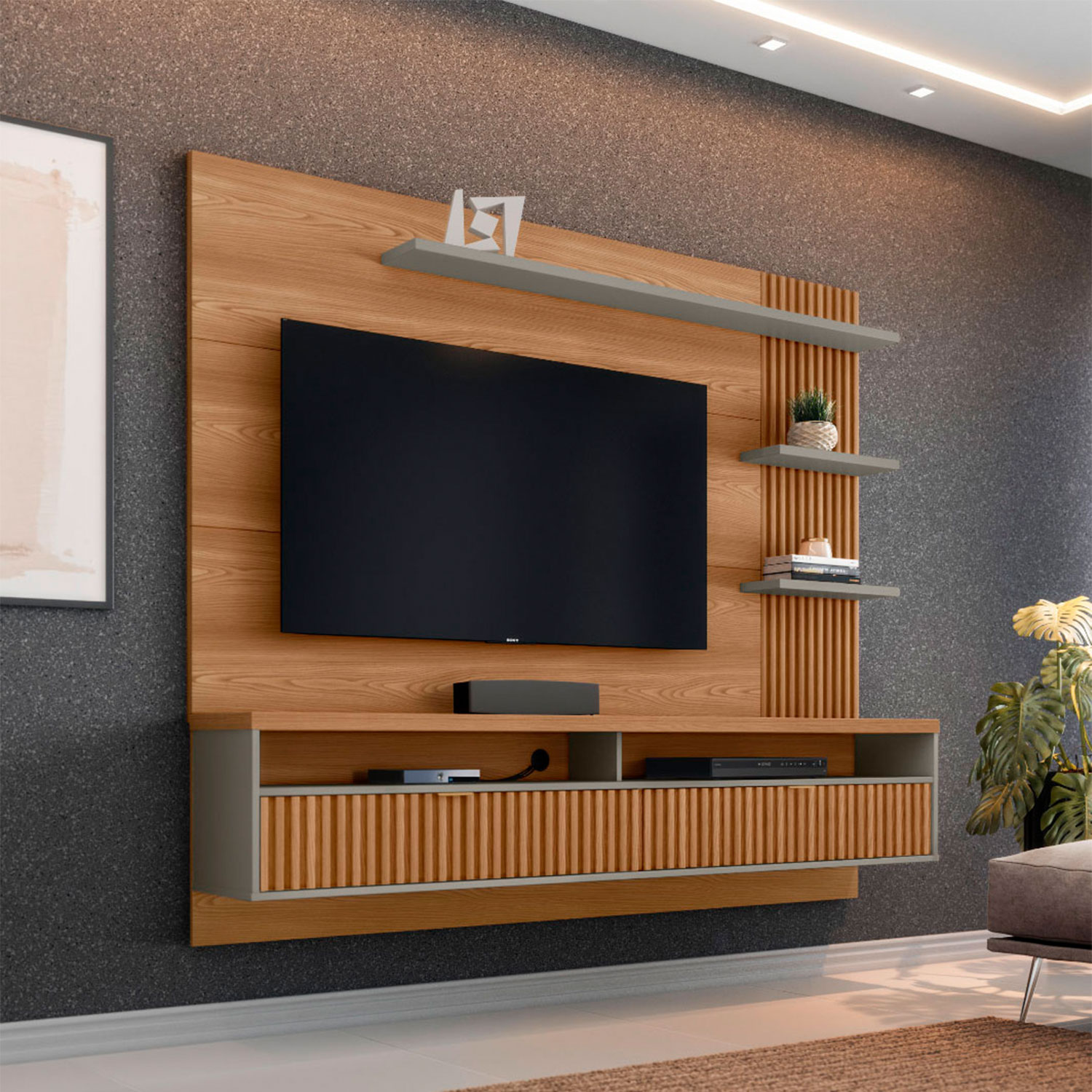 Foto 4 pulgar | Mueble de Tv Bossa Araruna color Marrón