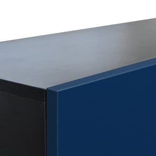 Foto 6 | Centro de Entretenimiento Hogare Madrid color Negro Puerta Azul