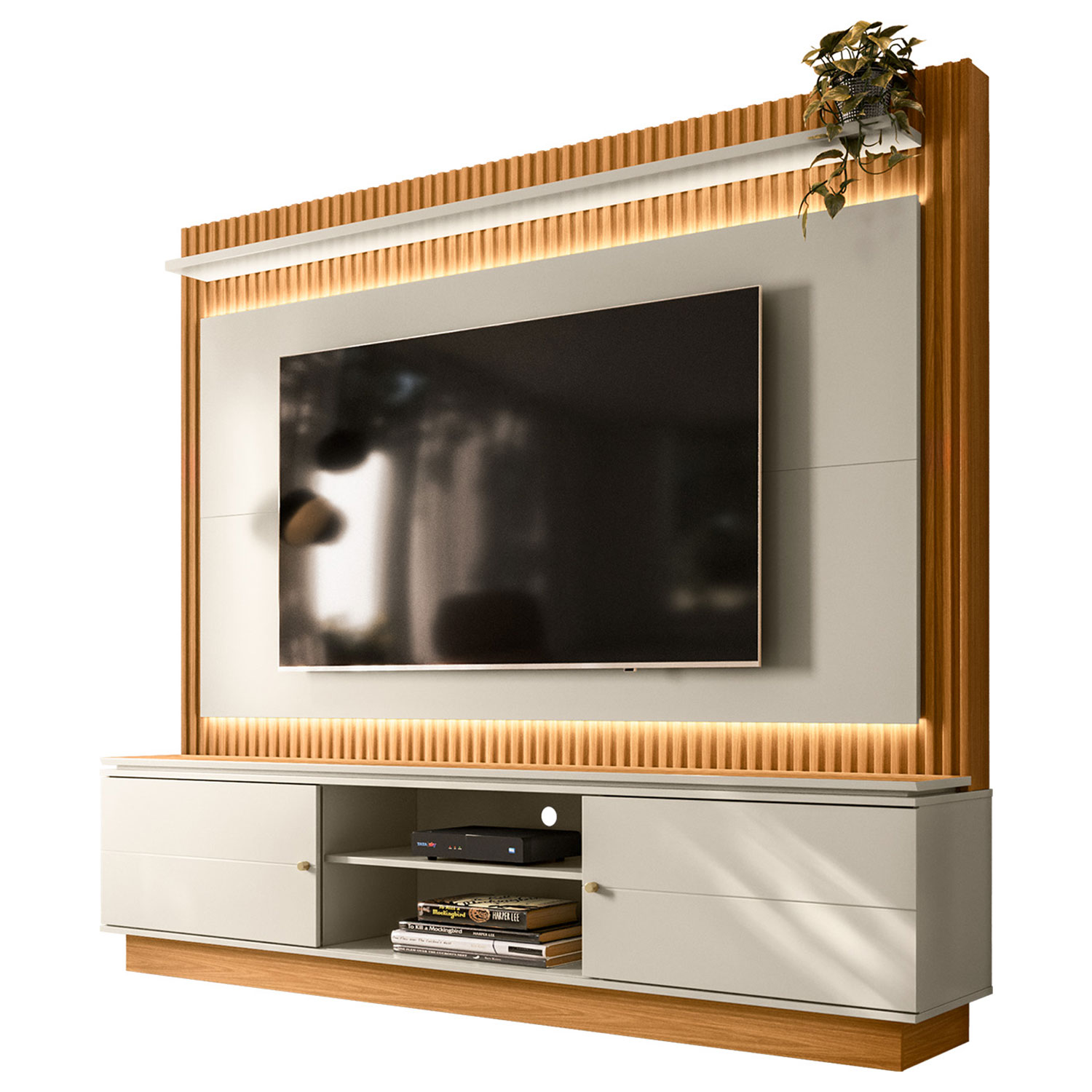 Foto 2 | Mueble de TV Bossa Génova Beige