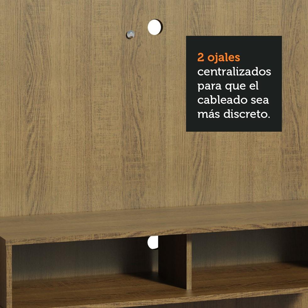 Foto 7 pulgar | Panel para Tv Hasta 50'' Madesa Arizona Marrón