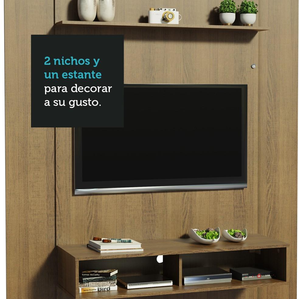 Foto 8 pulgar | Panel para Tv Hasta 50'' Madesa Arizona Marrón
