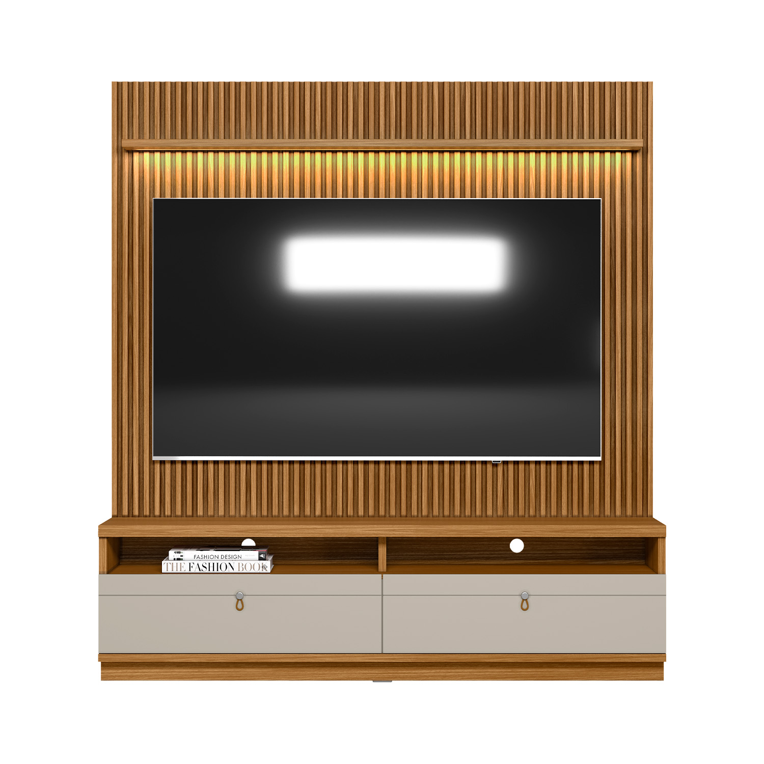 Foto 3 pulgar | Mueble de TV Bossa Ouro Preto color Beige para 75''