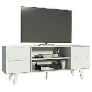 Foto 3 | Mueble para TV Madesa Copenhaguen 6009091 color Blanco para Pantalla de 55''