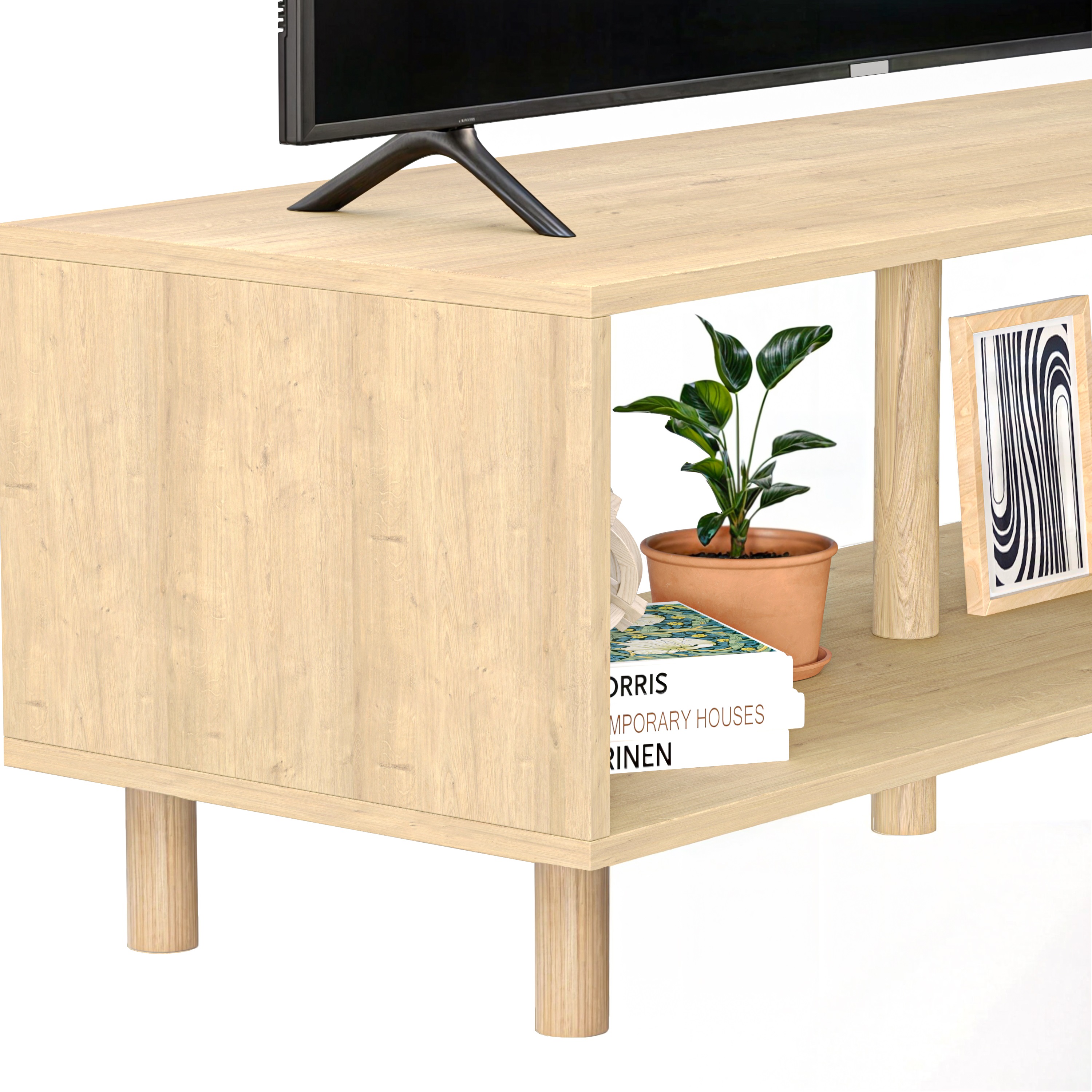 Foto 4 pulgar | Mueble de Tv Moru Tokyo Roble