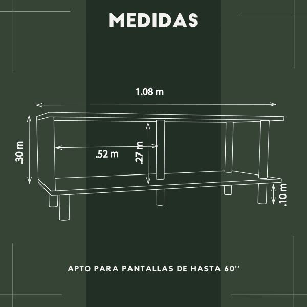 Foto 7 pulgar | Mueble de Tv Moru Tokyo Roble