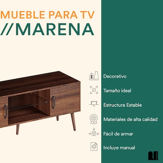 Foto 2 | Mueble para TV Mubson Marena Marrón