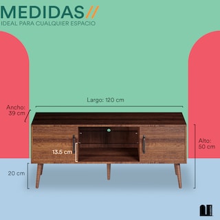 Foto 4 | Mueble para TV Mubson Marena Marrón