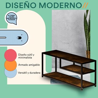 Foto 4 | Mueble para Tv Mubson Centro de Entretenimiento Leiden
