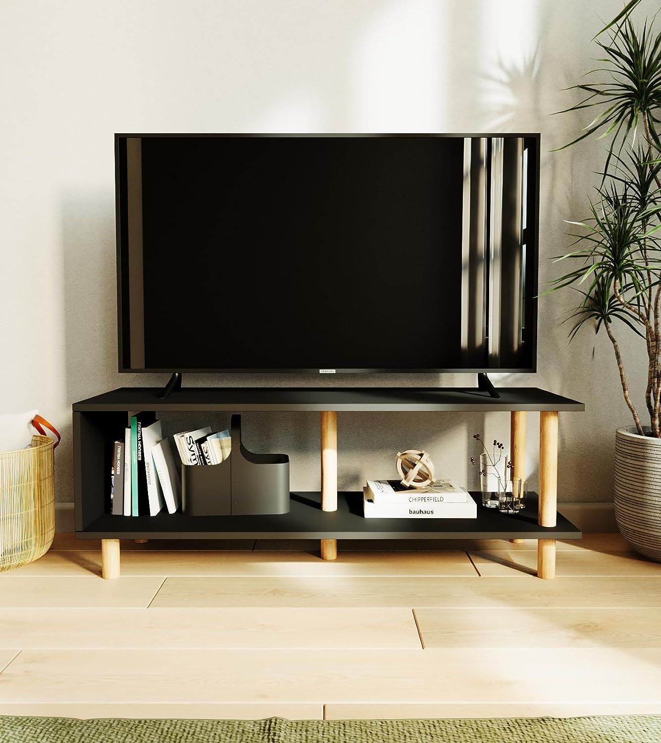 Foto 4 | Mueble de TV Moru Tokyo Negro