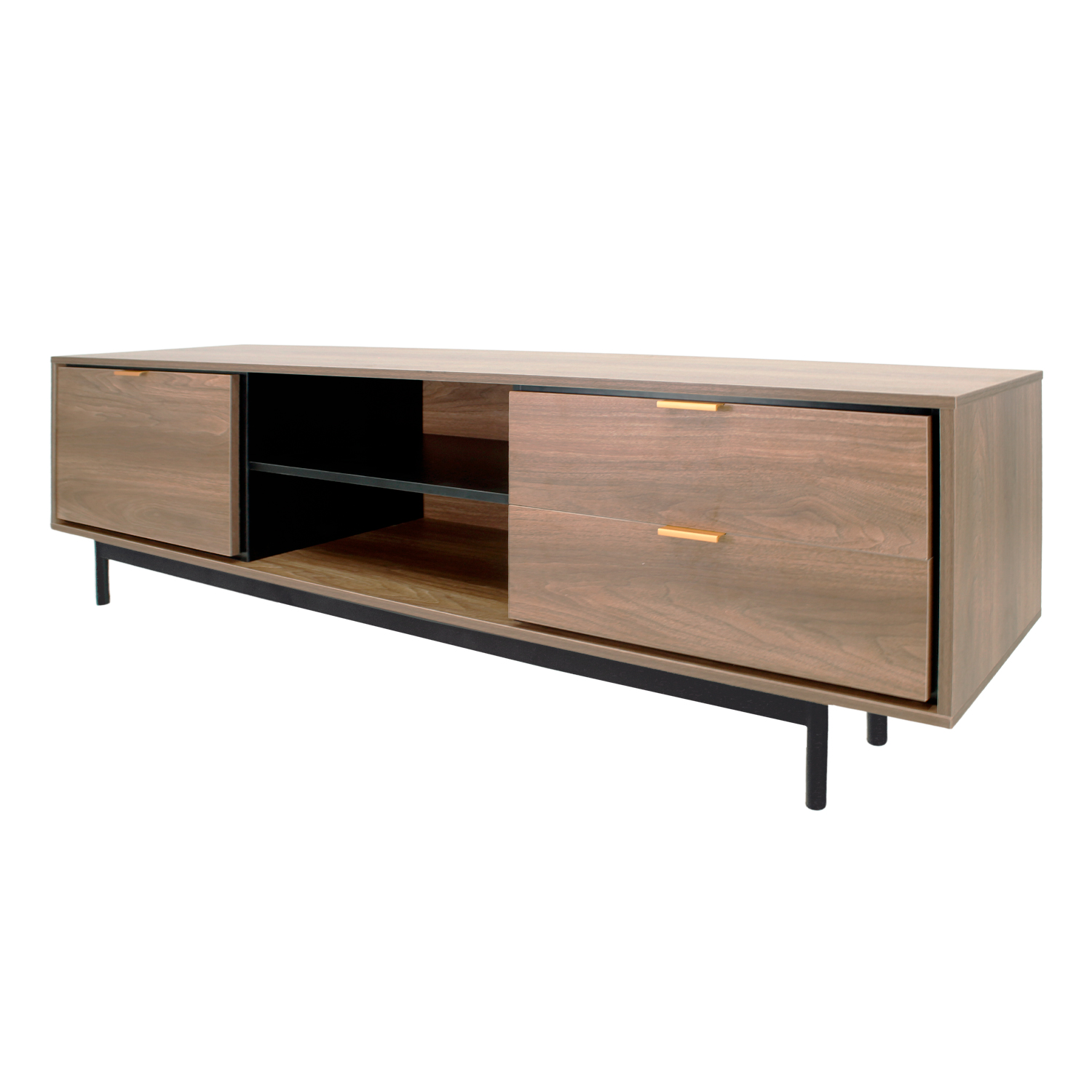 Foto 4 pulgar | Mueble para Tv Portofino Mundo In Nogal